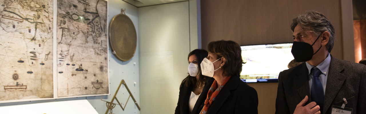 A visit by Maria Cristina Messa, Minister of University and Research