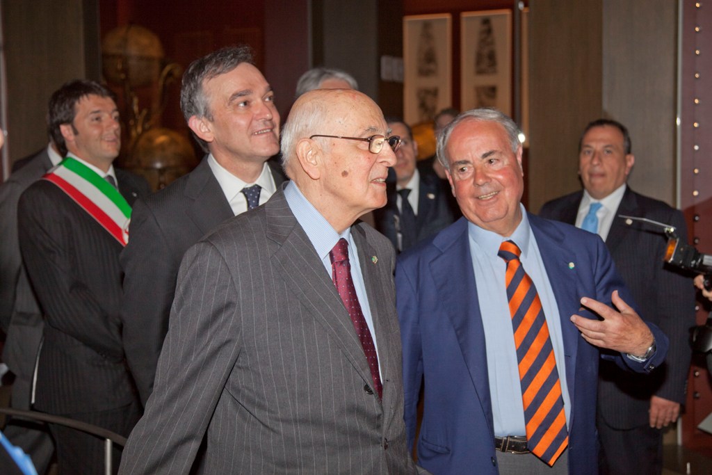 Il Presidente Napolitano al Museo Galileo