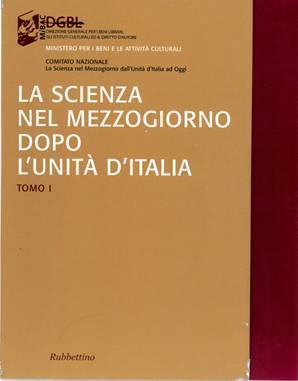 Presentazione del volume “La Scienza nel Mezzogiorno dopo l’Unità d’Italia”