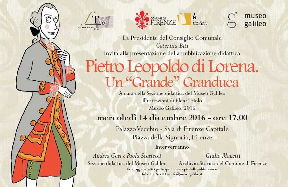 Presentazione volume – Pietro Leopoldo di Lorena. Un “grande” Granduca 