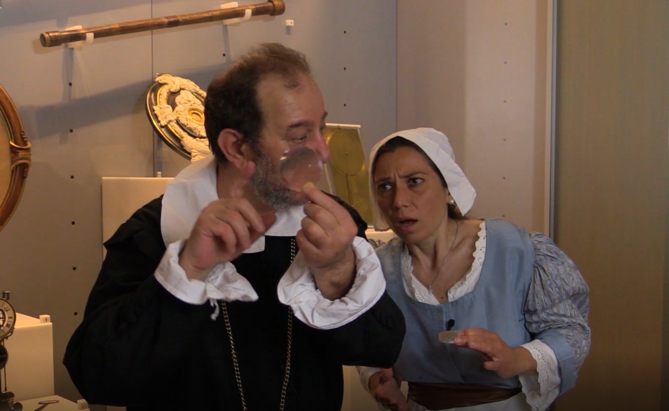 Galileo e la Piera in visita al Museo Galileo