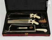  - Case of surgical instruments belonging to Alessandro Brambilla. Acquired by the Institute in 1925